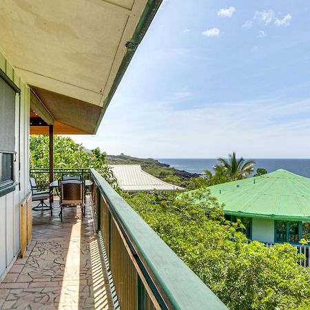 Ocean-View Bungalow Walk To Pebbles Beach! Hookena Екстер'єр фото