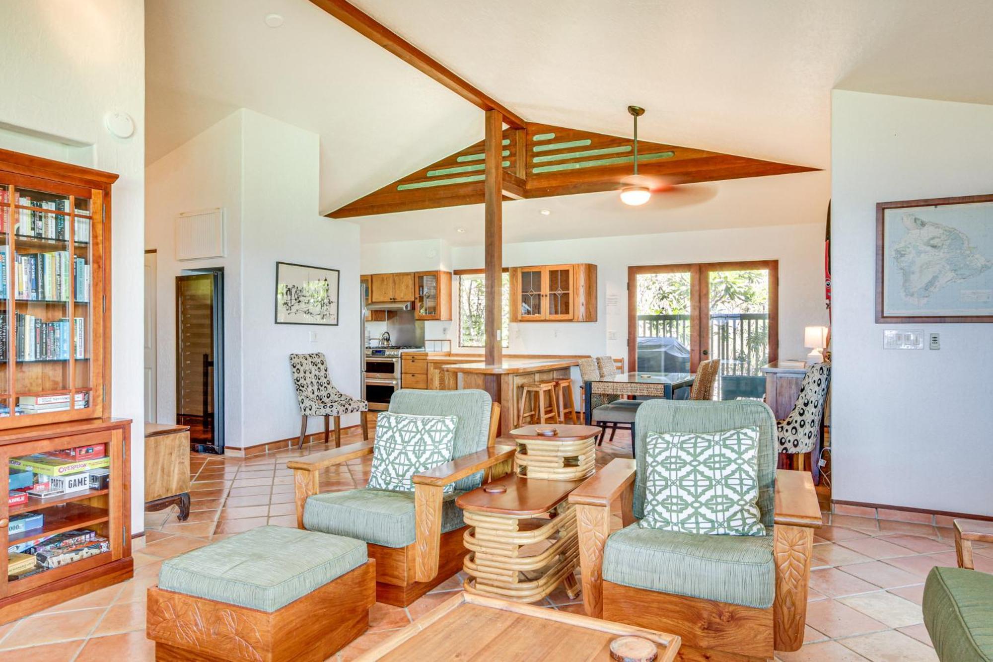 Ocean-View Bungalow Walk To Pebbles Beach! Hookena Екстер'єр фото