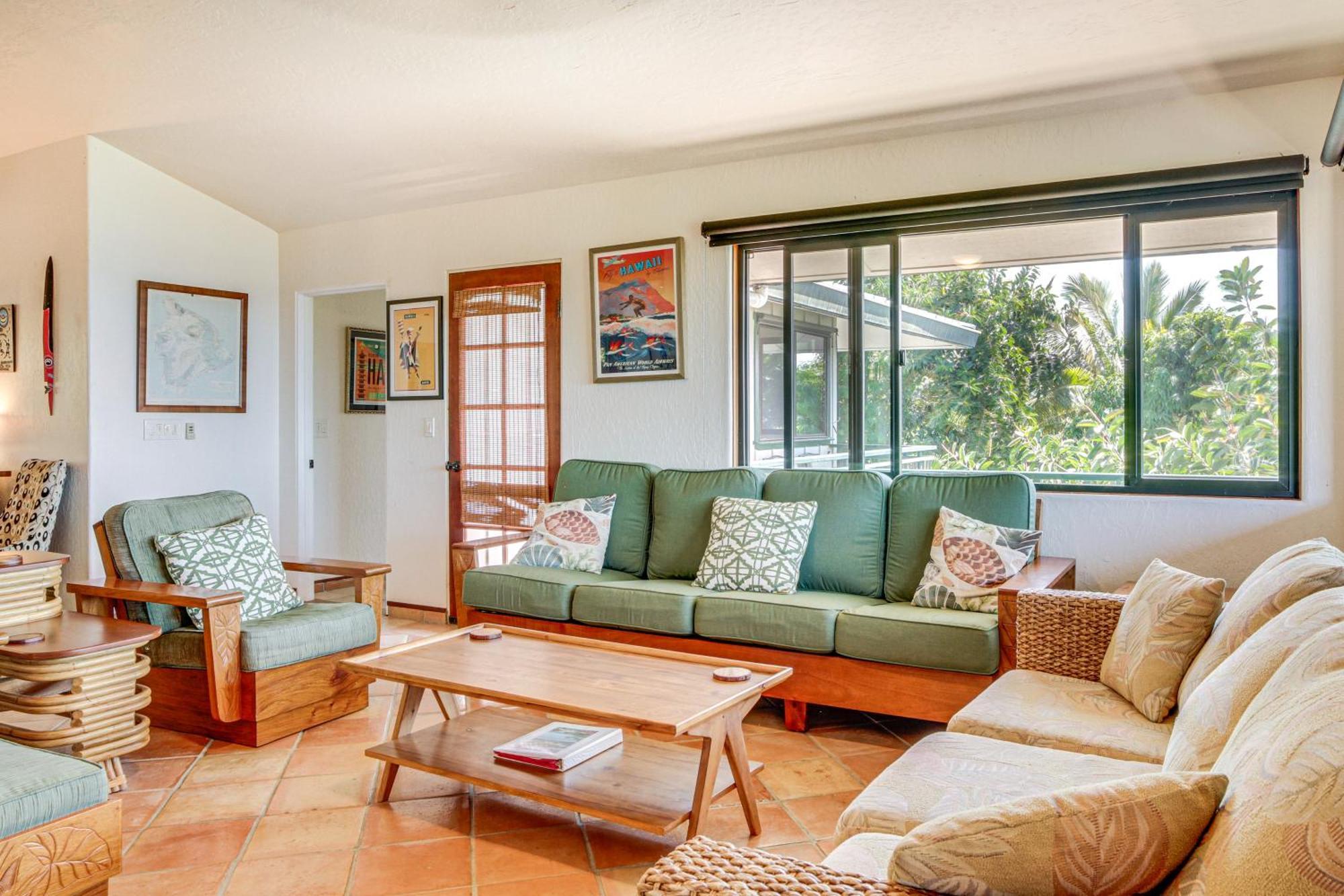Ocean-View Bungalow Walk To Pebbles Beach! Hookena Екстер'єр фото