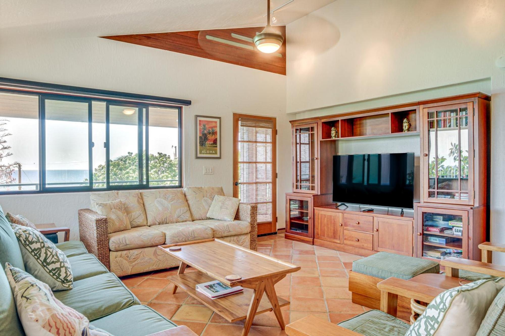 Ocean-View Bungalow Walk To Pebbles Beach! Hookena Екстер'єр фото