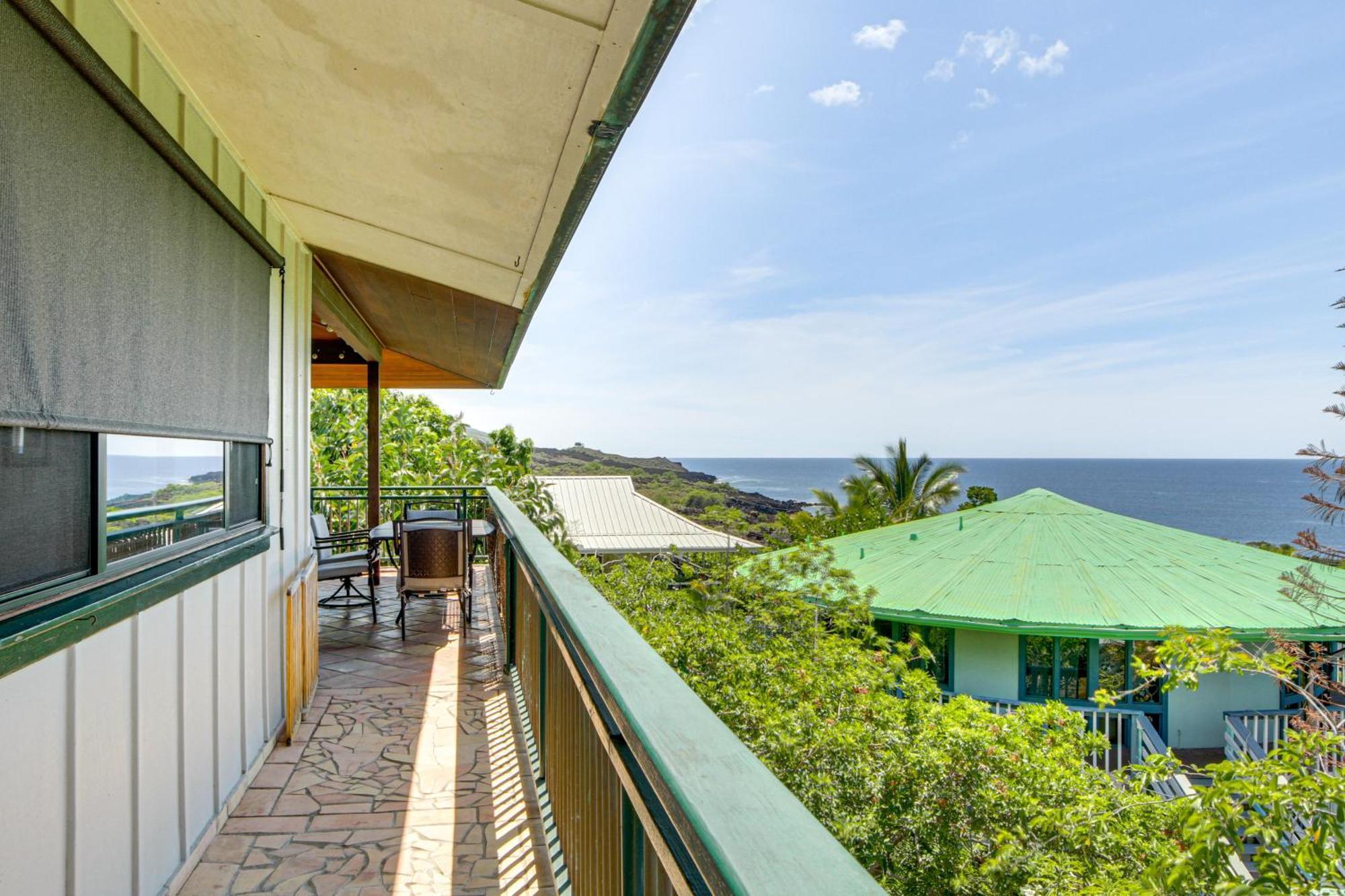 Ocean-View Bungalow Walk To Pebbles Beach! Hookena Екстер'єр фото