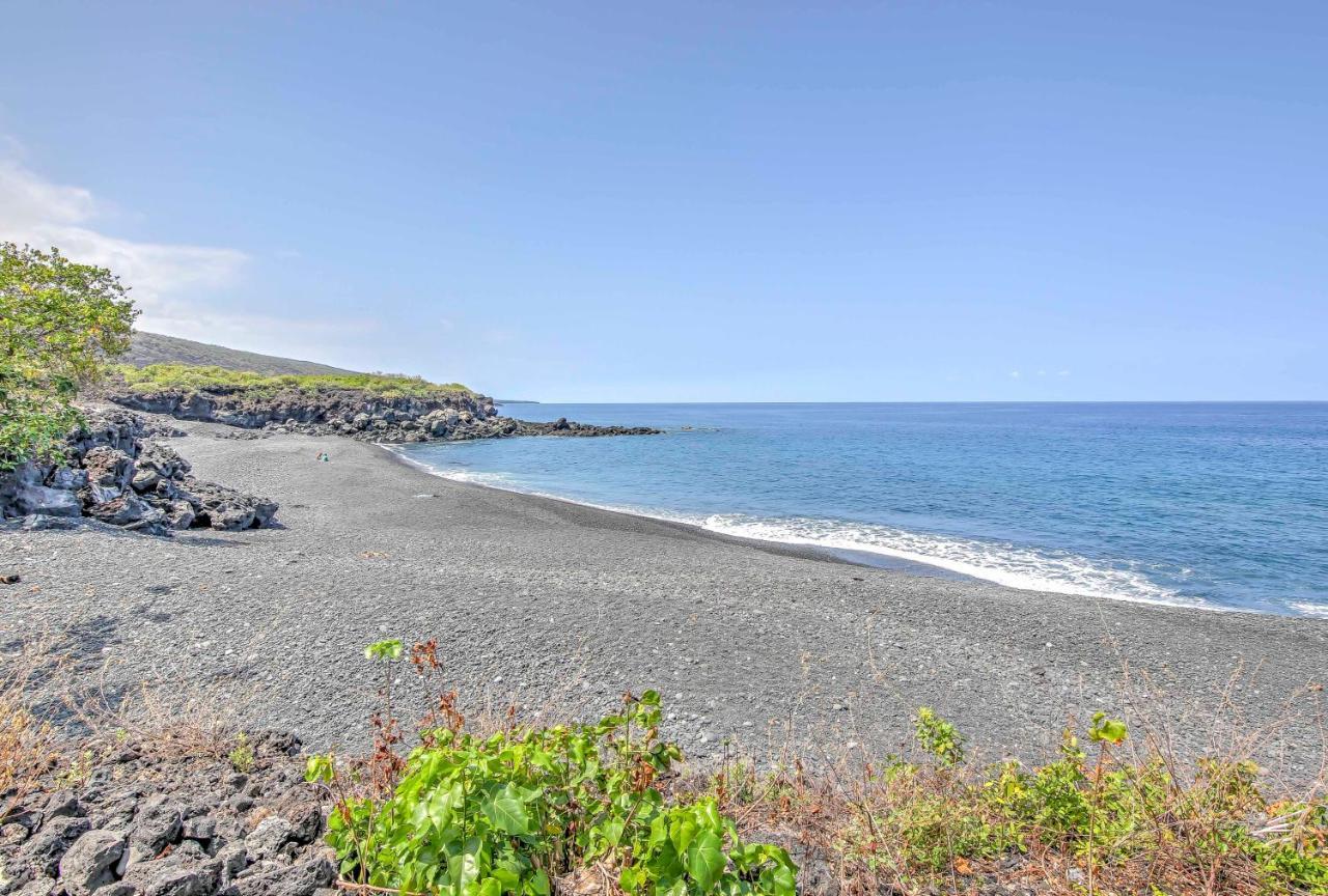 Ocean-View Bungalow Walk To Pebbles Beach! Hookena Екстер'єр фото